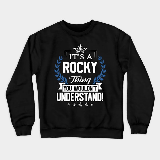 Rocky Crewneck Sweatshirt by jasper-cambridge